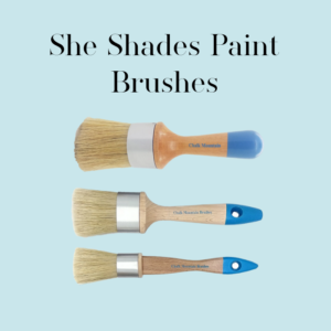 She Shades Paint Brushes